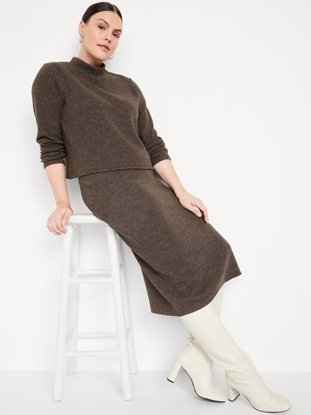 Old Navy 2-piece French Rib sweater and skirt set